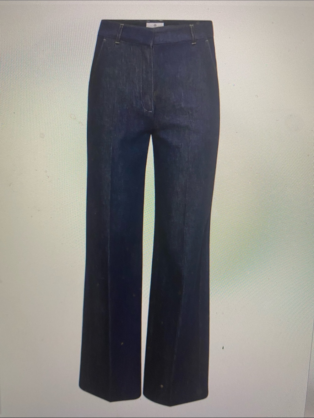 Babaton Meet up Dark Blue Wide Leg Jeans